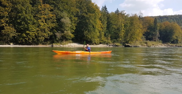 Kajaktour auf der Salzach