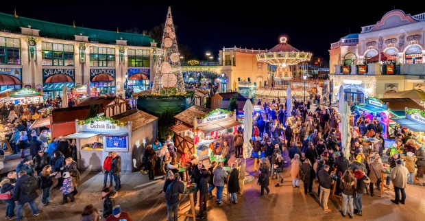 Festliche Stimmung im Prater
