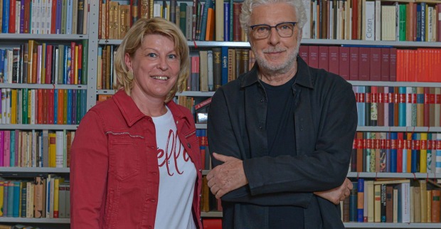 Irene Alexowsky mit André Heller