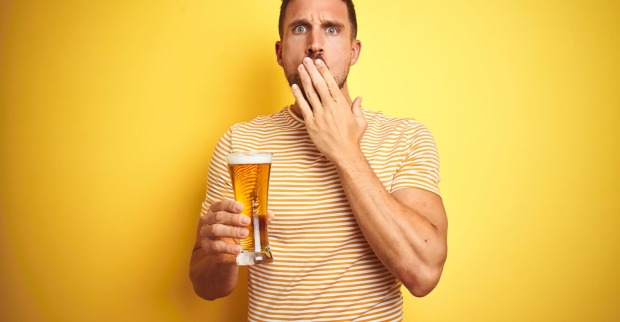 Mann mit Bierglas