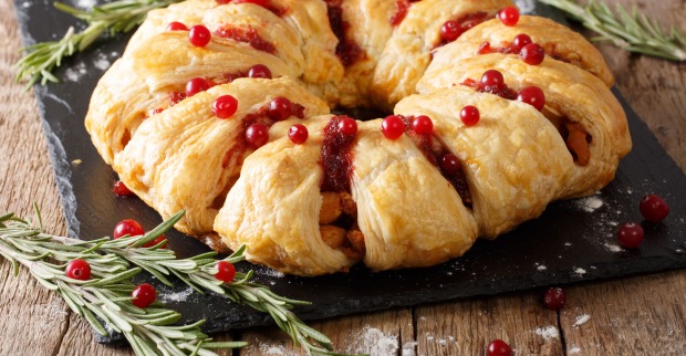 Ein Fleischkuchen als Festtagsessen