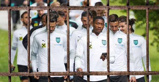 ÖFB-Team bei EM kaserniert