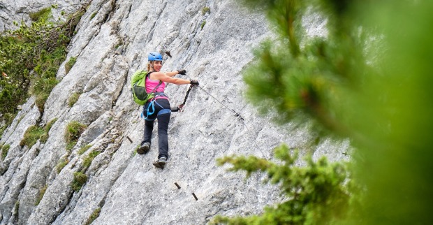 Die Steiermark bietet eine Vielfalt an Klettersteigen.