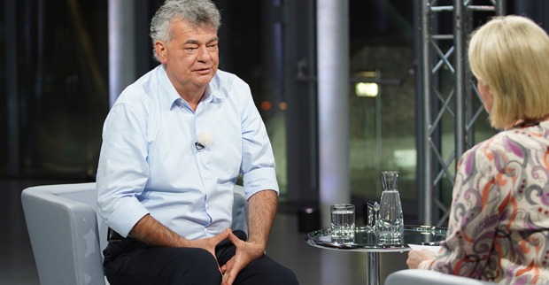 Werner Kogler im ORF-Sommergespräch mit Lou Lorenz-Dittlbacher
