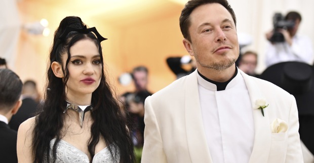 Elon Musk und Musikerin Grimes