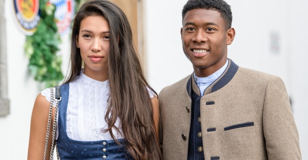 David Alaba und Freundin Shalimar Heppner