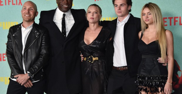 Leni Klum mit Papa Seal und ihrem Freund