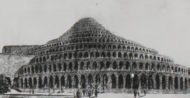 Entwurf: Festspielhaus Hellbrunn | Credit: Repro: Stadtarchiv Salzburg