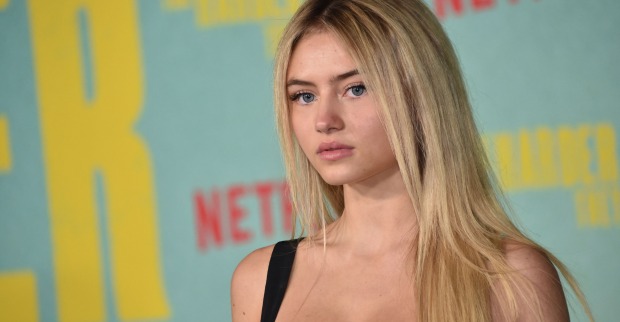 Leni Klum mit blonden Haaren