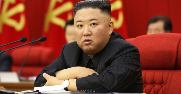 Kim Jong-Un im Sitzungssaal
