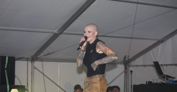 Melanie Müller auf der Bühne