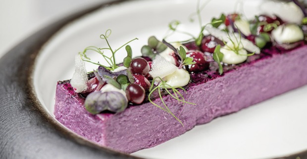 Blaukraut Flan zubereitet