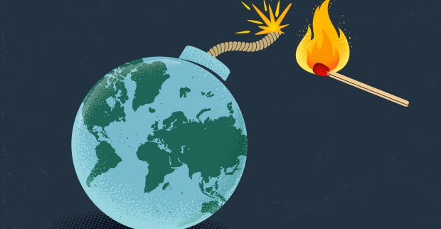 Krieg, Pandemie, Klimawandel, Inflation | Credit: iStock.com/serazetdinov