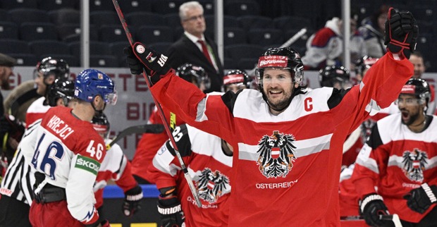 Österreichst Eishockey-Team bei der WM