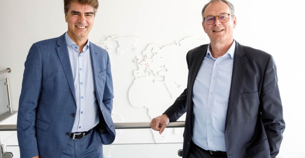 Norbert Schrüfer, CEO der TroGroup, Peter Köstler, CFO der TroGroup