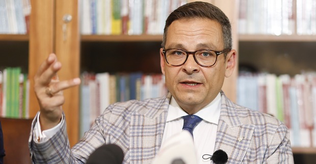 Gerald Grosz bei der Präsentation seines neuen Buches