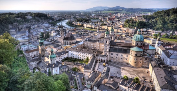 Blick auf Salzburg