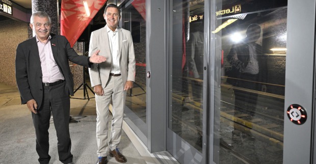 Wiener Linien-Geschäftsführer Günter Steinbauer und Öffi-Stadtrat Peter Hanke | Credit: Wiener Linien/ Johanes Zinner
