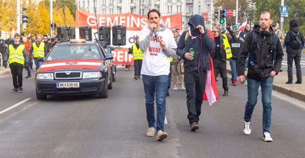 Demo-Organisator Martin Rutter