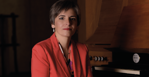 Organistin Angela Amodio | Credit: Angela Amodio/Soroptimist International Vivata