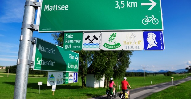 Radtouren im Seenland / Credit: Salzburger Seenland/Eisele-Hein