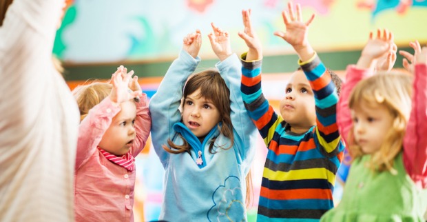 Kinder im Kindergarten