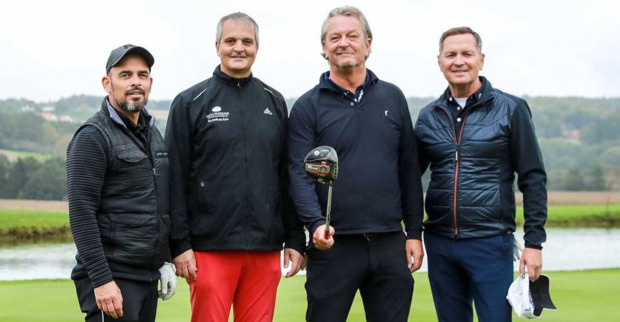 Andreas Mauerhofer (CompanyCode), Gernot Deutsch ( Heiltherme Bad Waltersdorf), Robert Eichenauer (GF Weekend Magazin) und Gernot Stani (Vogel+Co).