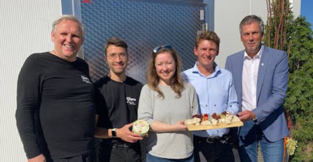V.l.n.r.: Jan Bredack, Anderson Santos, Anja Bachmüller, Markus Giovanelli und Manfred Lenger