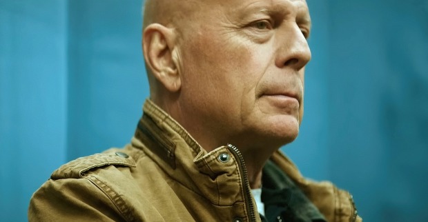 Bruce Willis in Großaufnahme