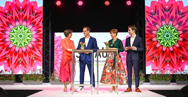 Geschäftsführerin Sabine Tichy-Treimel und Aufsichtsratsvorsitzender Martin Dechant begrüßten Ehrengäste aus Wirtschaft, Politik und Gesellschaft.