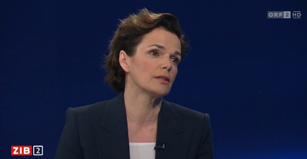Rendi-Wagner im Studio der ZIB2