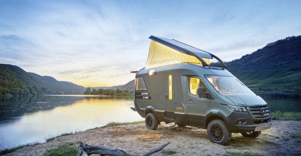 Ein modernes, smartes Wohnmobil von Hymer