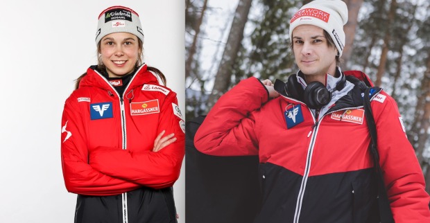 Lisa Eder und Manuel Fettner