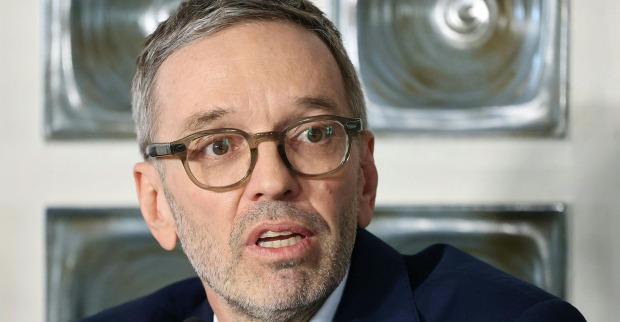 FPÖ-Chef Herbert Kickl bei einer Pressekonferenz