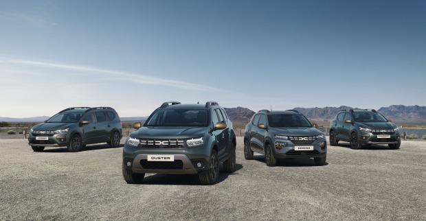 Vier Dacia Extreme Modelle