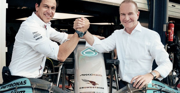 Toto Wolff (links) und Einhell-CEO Andreas Kroiss.