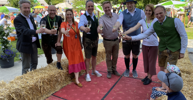 Besucher am Gartenfest in Gleisdorf
