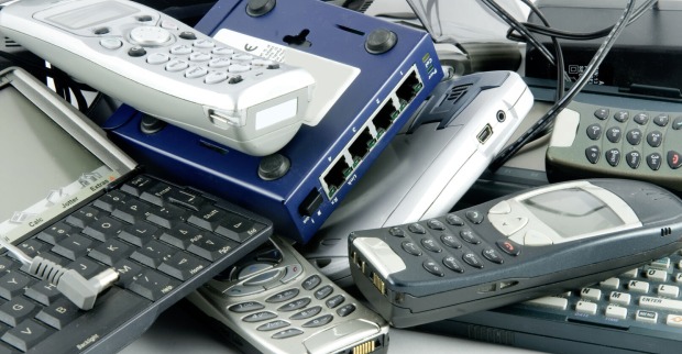 Alte Telefongeräte