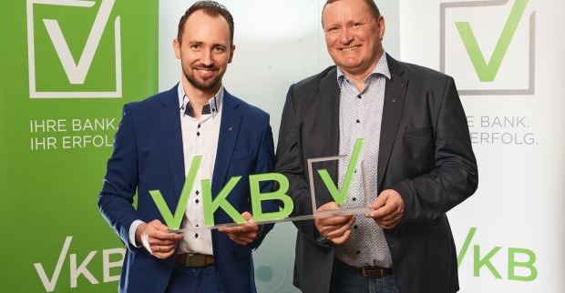 VKB-Vorstandssprecher Markus Auer und Aufsichtsratschef Matthäus Schobesberger