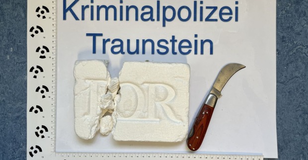 Das sichergestellte Kokain.