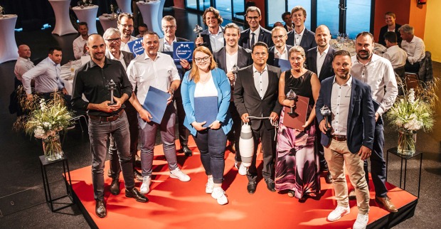 Sechs Unternehmen wurden für die Entwicklung innovativer Produkte und Verfahren in der Otten Gravour Hohenems durch das Land Vorarlberg und die Vorarlberger Wirtschaftskammer ausgezeichnet.