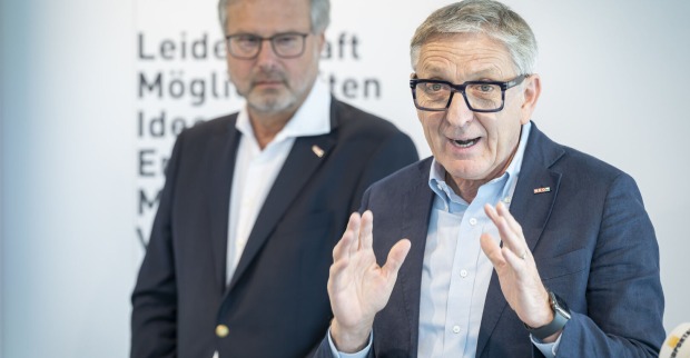 WKO Präsident Josef Herk und Direktor Karl-Heinz Dernoscheg
