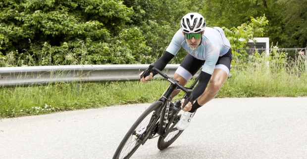 Florian Posch am Rennrad