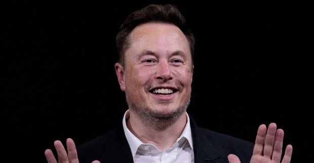 Tesla-CEO Elon Musk im Rahmen der Vivatech-Ausstellung in Paris