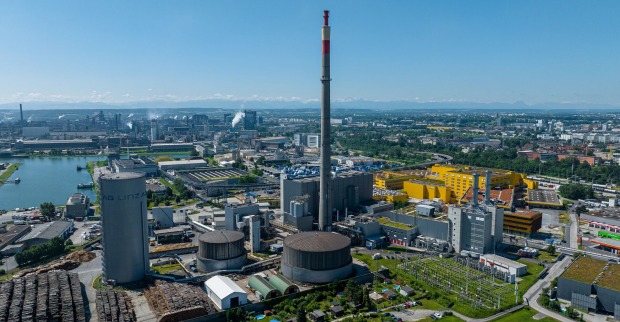 Kraftwerkspark in Linz-Mitte.