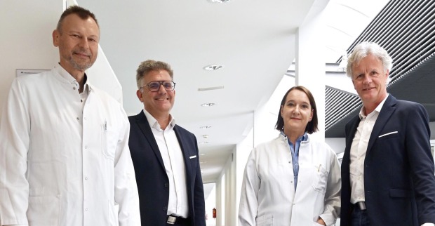 Peter Fraunberger, Andreas Stieger, Silvia Brunold und Gerald Fleisch (v. li.)