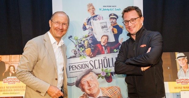 Geschäftsführer Urs Harnik und Stefan Moser