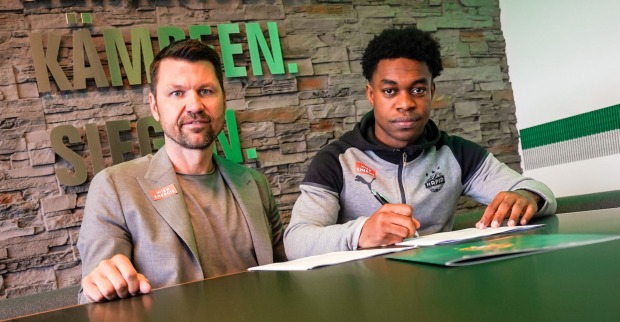 Markus Katzer und Thierry Gale bei der Vertragsunterzeichnung  | Credit: Daniel Widner
