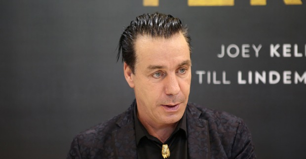 Rammstein-Sänger Till Lindemann im Rahmen einer Buchpräsentation