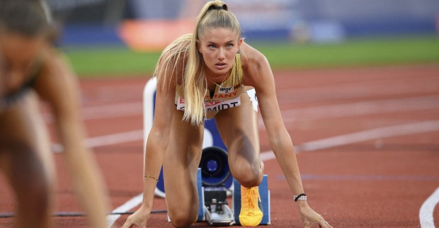 Die deutsche Leichtathletin Alica Schmidt
